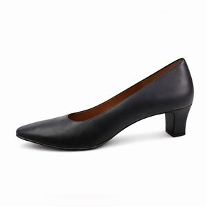 Naturalizer Women’s Navy Blue Leather Pumps Size 9 Narrow | 2.5” Heel